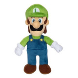Boneco Pelúcia Musical Super Mario Bros Luigi Brinquedo