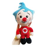 Boneco Pelúcia Palhaço Herói Do Coração Plim Plim Circo 25cm