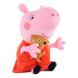 Boneco Pelucia Peppa Pig Pepa Porquinha Infantil Brinquedo