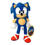 Boneco Pelúcia Sonic 33cm Original Presente Menino Menina