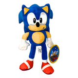 Boneco Pelúcia Sonic The Hedgehog 33 Cm Candide