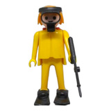 Boneco Playmobil Mergulhador Trol Anos 80 lote 2 Antigo