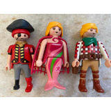 Boneco Playmobil Mystery Figure Series Pirata Sereia Cowboy