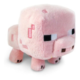 Boneco Porco Rosa Pelúcia Pink Pig Geek Jogo Game Minecraft