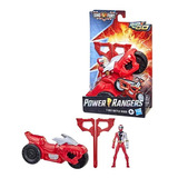 Boneco Power Ranger Vermelho E T rex Battle Rider Hasbro