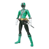 Boneco Ranger Samurai Verde Shinken Bandai