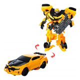 Boneco Robô Transformers Bumblebee Carro Camaro