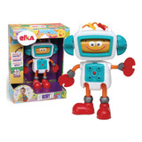 Boneco Roby Robô Atividades Fala Frases Brinquedo Infantil
