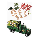 Boneco Soldado Plastico Guerra Exercito Caminhão Militar