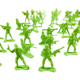 Boneco Soldado Plastico Guerra Exercito Militar Miniatura