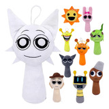 Boneco Sprunki Pelúcia Jogo Musical Doll Rhythm Box Modelos