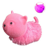 Boneco Squish Anti Stress Gato Brinquedo De Apertar C Led
