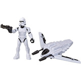 Boneco Star Wars Mini Figura E Mini Veiculo Clone Trooper