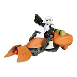 Boneco Star Wars Stormtrooper Moto Speeder Playskool Hasbro