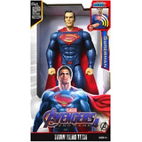 Boneco Super Homem Superman 30cm Liga Vingadores