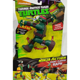 Boneco Tartarugas Ninja Raphael Action 15cm Multikids