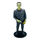 Boneco Terror Frankenstein Colecionável Estátua Resina