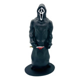 Boneco Terror Pânico Ghostface Colecionável Estátua Resina