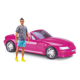 Boneco Tipo Ken Namorado Da Barbie Carro Conversivel
