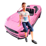 Boneco Tipo Ken Namorado Da Barbie Carro Conversivel