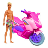 Boneco Tipo Ken Namorado Da Barbie Moto Aventura Bs Toys