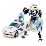 Boneco Transformers Bumblebee Camaro Amarelo Estrela Preta