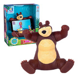 Boneco Urso Coleção Masha E O Urso Suporte Para Celular