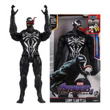 Boneco Venom Preto 30cm Avengers Vingadores