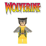 Boneco Wolverine Clássico Marvel X men Compatível Lego