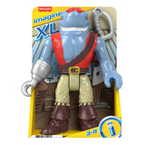 Boneco Xl Imaginext Pirata Tubarão 25cm Fisher price