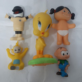 Bonecos Antigos Vinil Cebolinha Piu Piu Teletubbies Variados