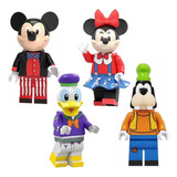 Bonecos Blocos De Montar Mickey Minnie