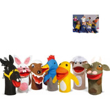 Bonecos De Fantoches De Mão Teatro Fantoche De Animais Kit