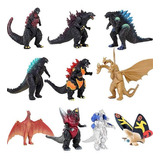 Bonecos De Godzilla Monstro Brinquedo Figuras