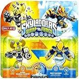 Bonecos De Vinil Da Skylanders Swap Force Force Double Pack Nitro Magna Charge Free Ranger