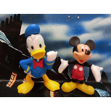 Bonecos Disney Miniaturas Mickey E Donald