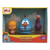 Bonecos Galinha Pintadinha Pintinho E Galo Carijó