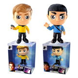 Bonecos Kirk Spock Star Trek Jornada Nas Estrelas Fandom Box