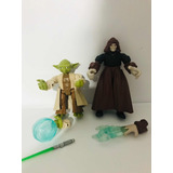 Bonecos Mestre Yoda Vs Imperador Palpatine