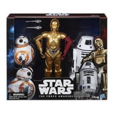 Bonecos Pack Bb 8 c 3po ro 4lo Star Wars Raríssimo