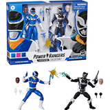Bonecos Ranger Azul E Psycho Ranger Prateado Power Rangers Lightning Hasbro