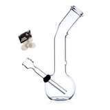 Bong De Vidro 16cm Curvado Portátil