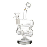 Bong De Vidro Com Filtro Cultura Dab Recycler Percolator