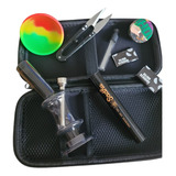 Bong Kit Estojo G Seda Piteira De Vidro Tesoura Slick Cuia