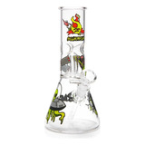 Bong Squadafum De Vidro Ice Percolator Vermelho