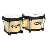 Bongo De Madeira Gope 6 5 Pol X 8 Pol Pele Sintética
