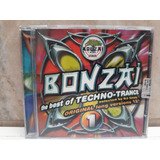 Bonzai 2000 The Best Of Techno trance Ótimo Estado Imp Cd