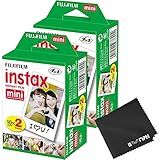 Boomph Kit De Filme Instantâneo Fujifilm Instax Mini 40 Fotos No Total 10 Folhas X 4 Capture Memórias A Qualquer Hora Em Qualquer Lugar