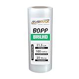 BOPP Brilho Para Laminação Bobina A4 21 5cmx100m Marpax 01un