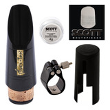 Boquilha Ever ton E45 Clarinete Braçadeira Adesivo Grease
